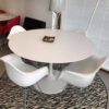 tavolo Tulip di Saarinen Rotondo in marmo o laminato - immagine 3